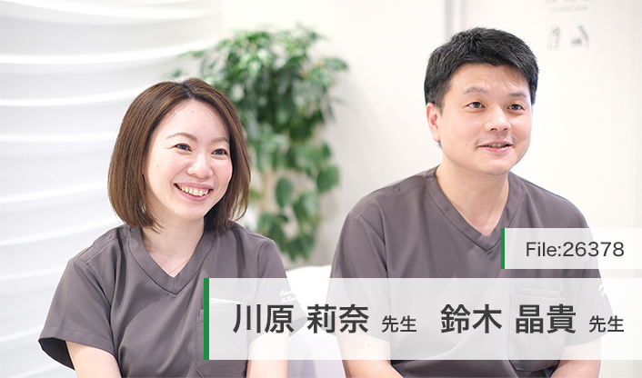 鈴木晶貴先生、川原莉奈先生 みどりの風クリニック main