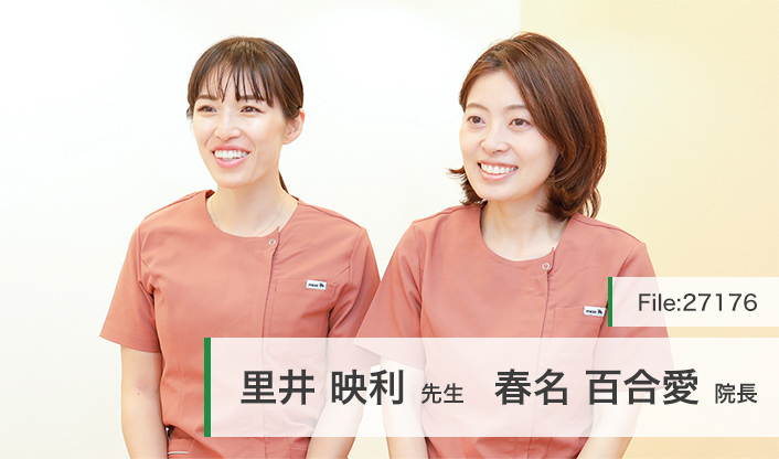 里井映利先生、春名百合愛院長 戸越銀座レディースクリニック main