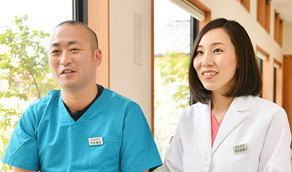 伊奈慶典院長、伊奈菜穂子副院長 いな歯科クリニック