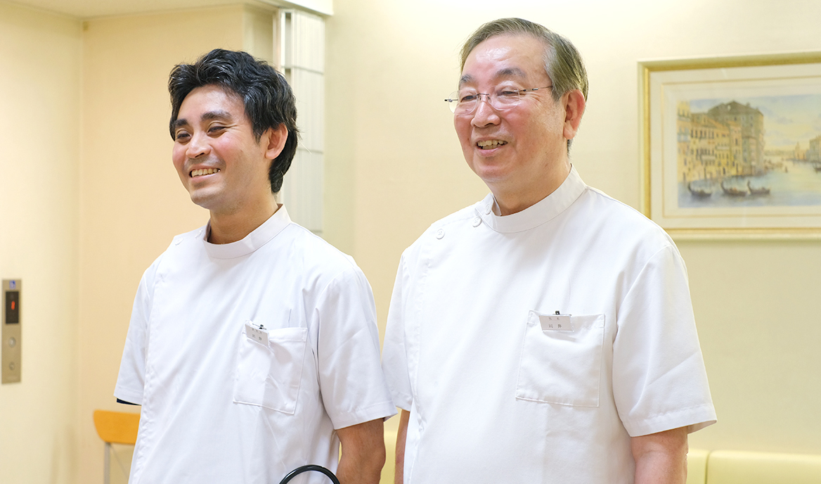 川井 修一 院長、川井 康弘 先生