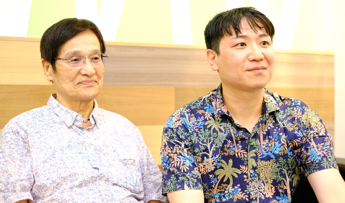 石ヶ坪 良明 院長、石ヶ坪 諒 副院長