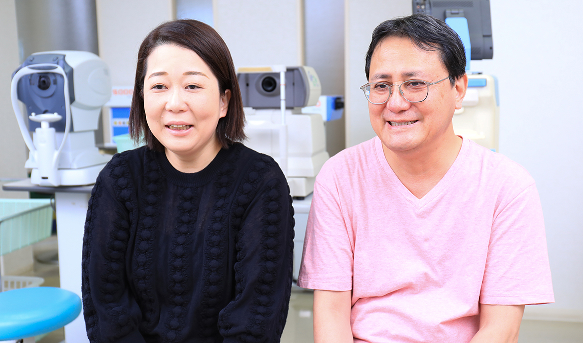 久田 佳明 院長、久田 祥子 さん