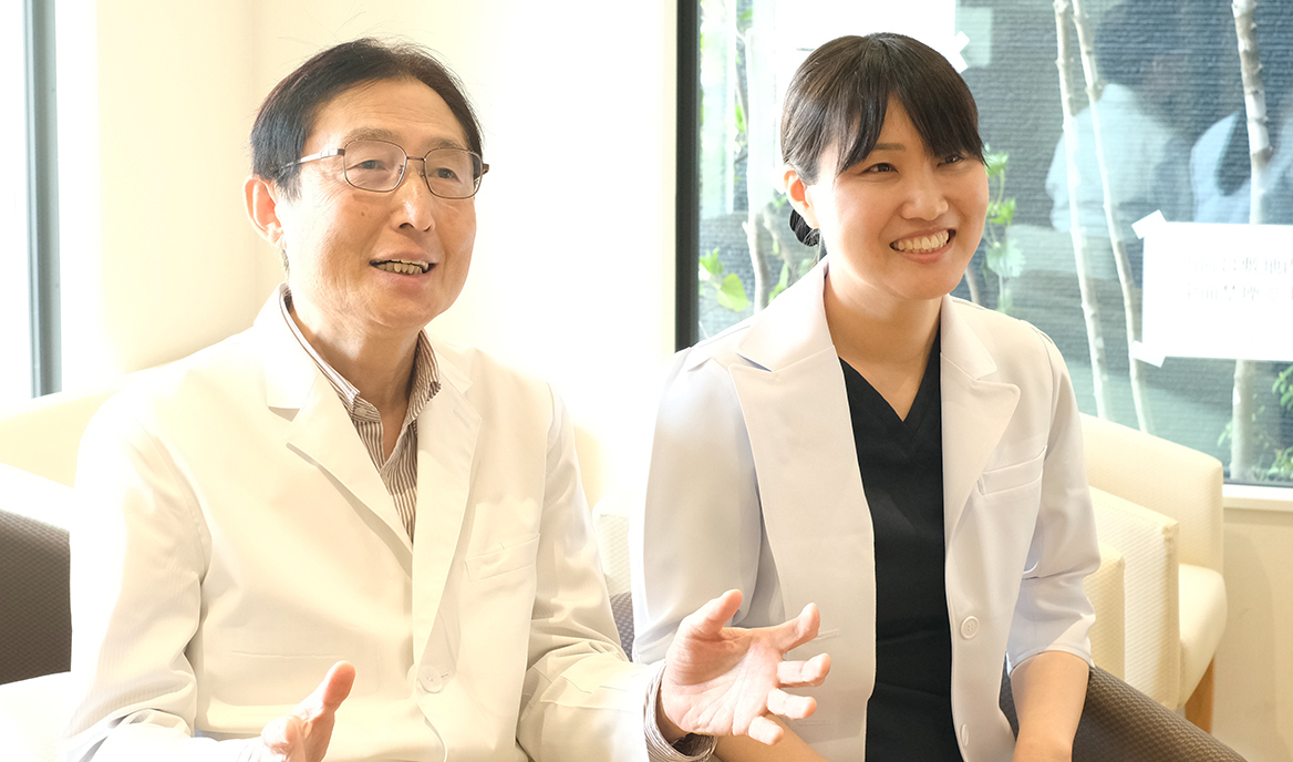 柴田 恵介 院長、柴田 茉祐 先生