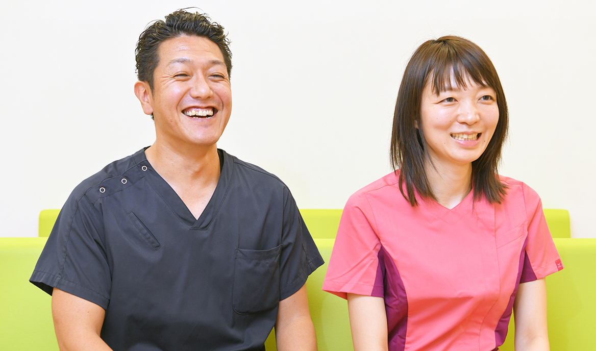 森 吉寛 院長、高田 めぐみ 先生