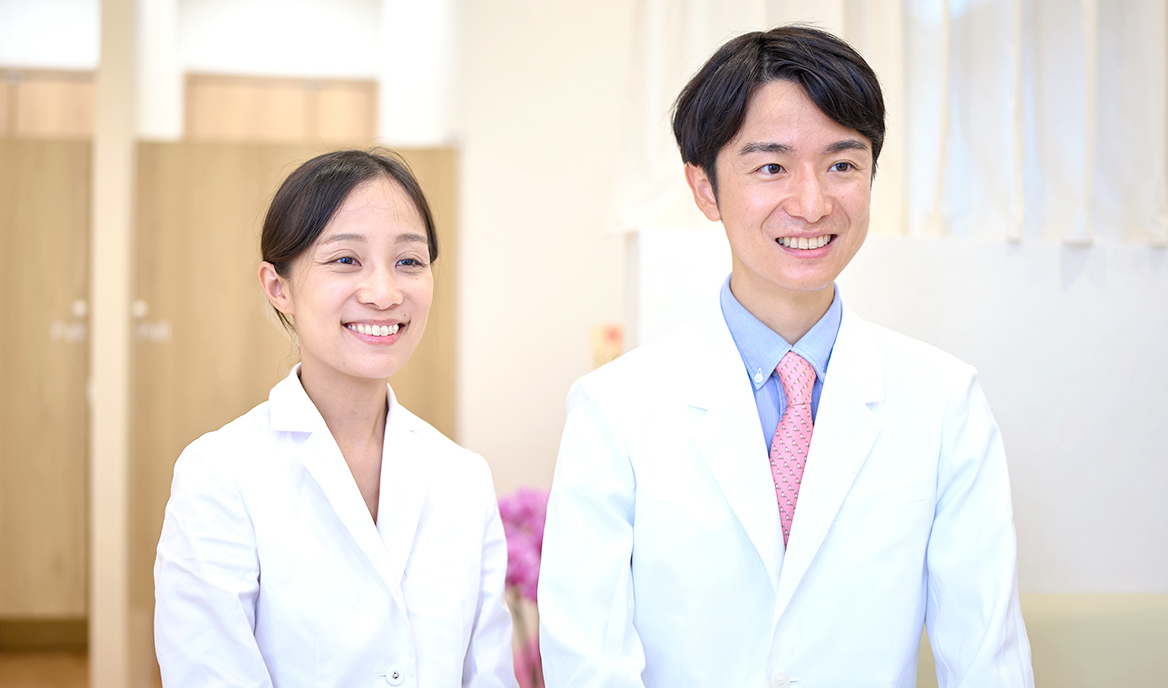 蛭間 重典 院長、蛭間 真梨乃 副院長