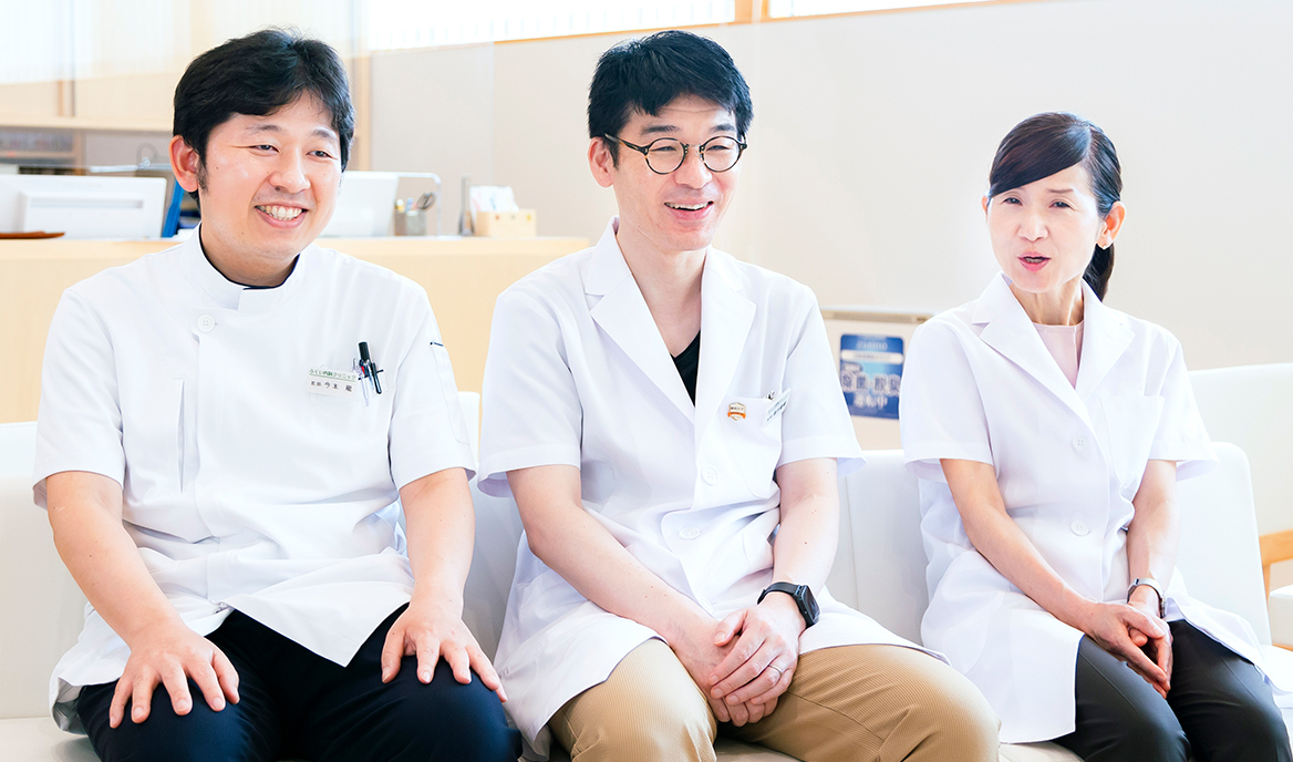福井 毅顕 先生、大倉 裕子 先生、今本 龍 先生