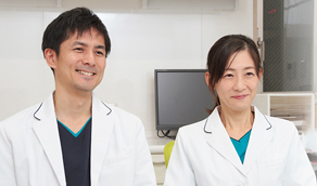白石 将史 院長、白石 奈々子 副院長