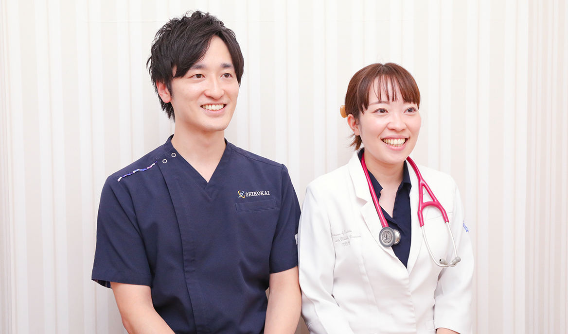 尾島 洋介 院長、尾島 碧 副院長