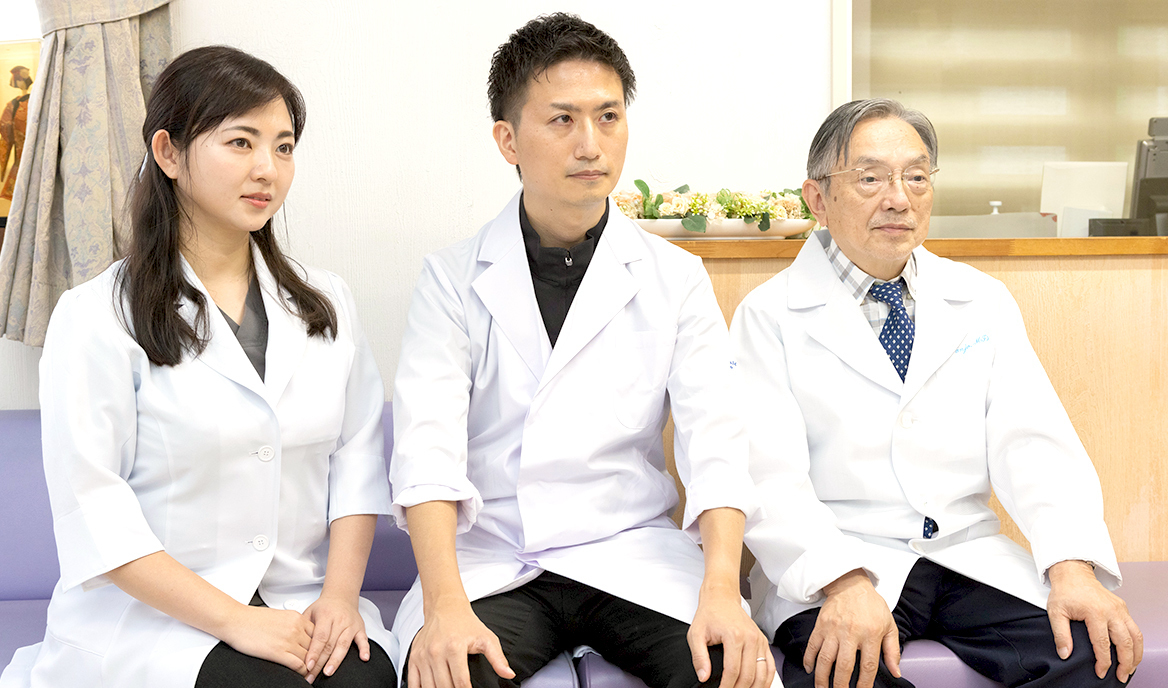 南條 環 理事長、平田 詩乃 先生、平田 慎治 院長