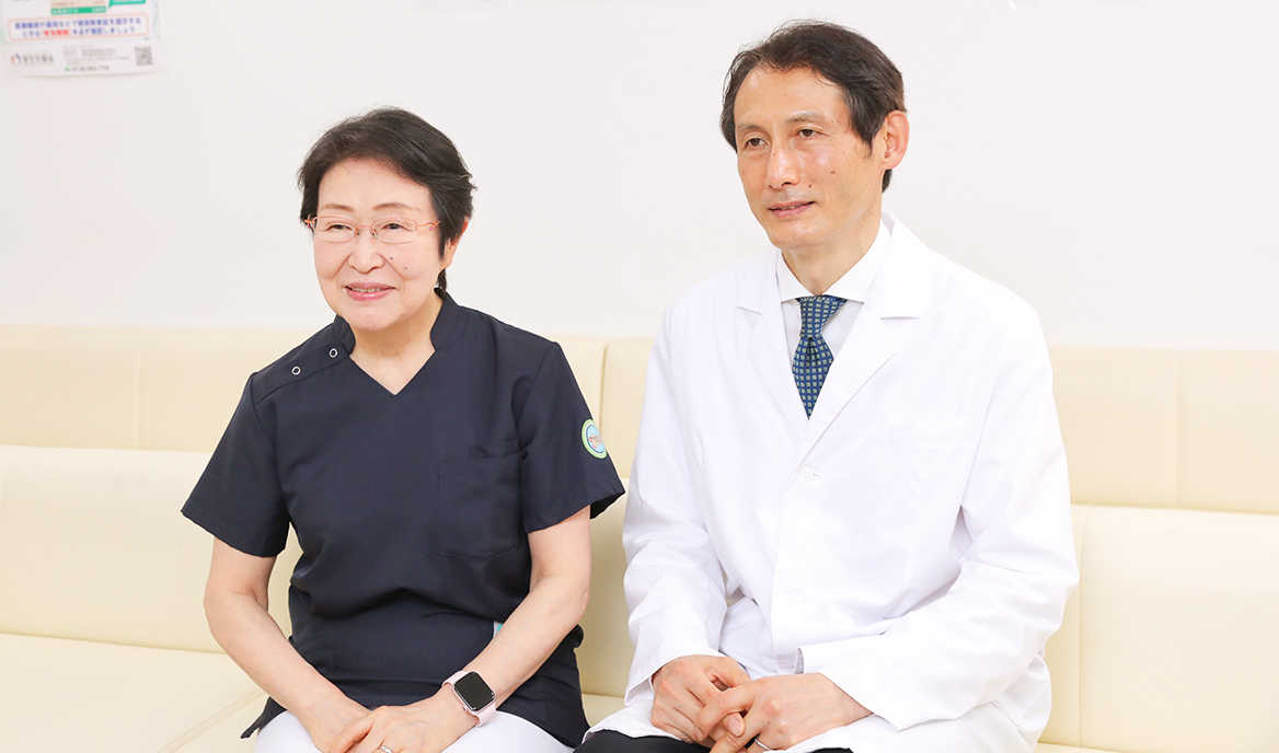 丸山 達也 院長、宮澤 典子 先生