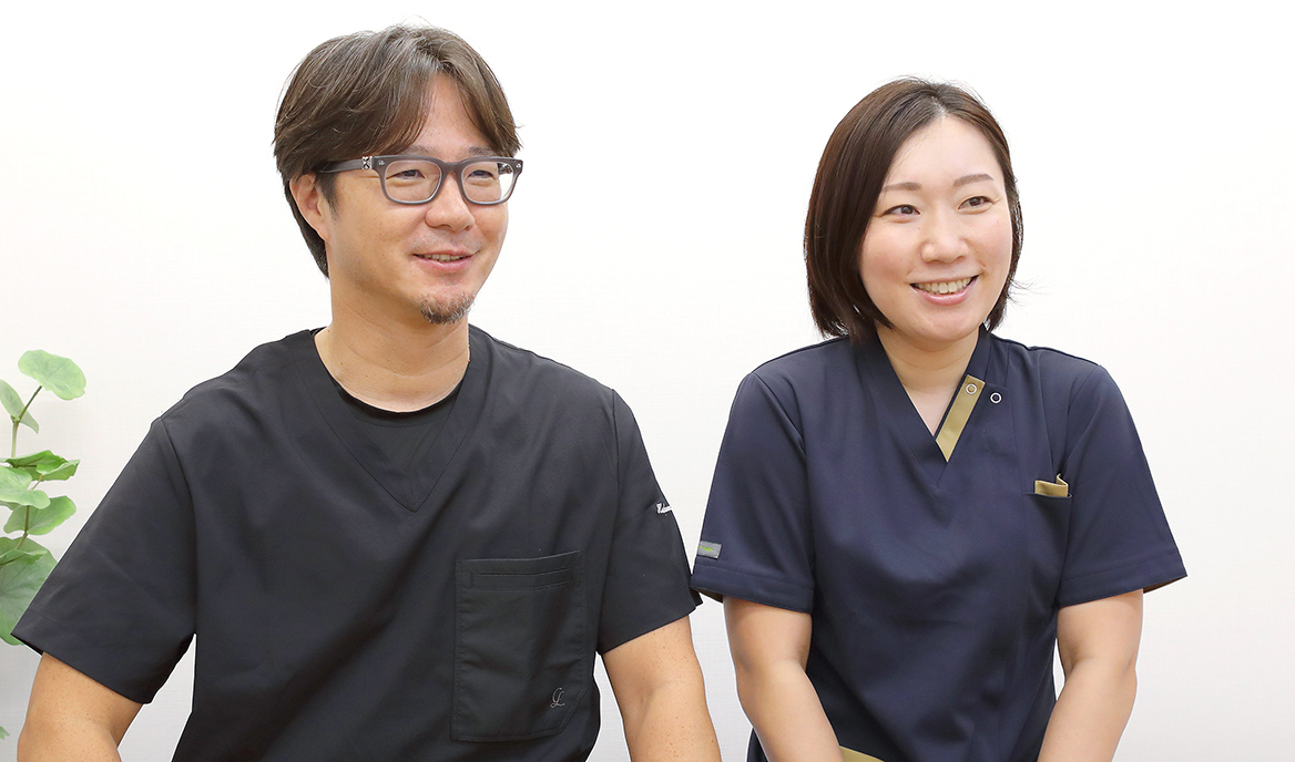 星山 文明 院長、糸賀 明子 先生