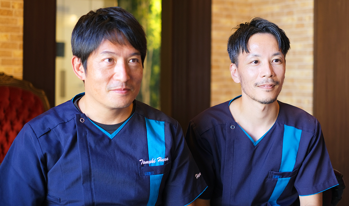 原智樹院長、鶴野拓志副院長 はらデンタルクリニック