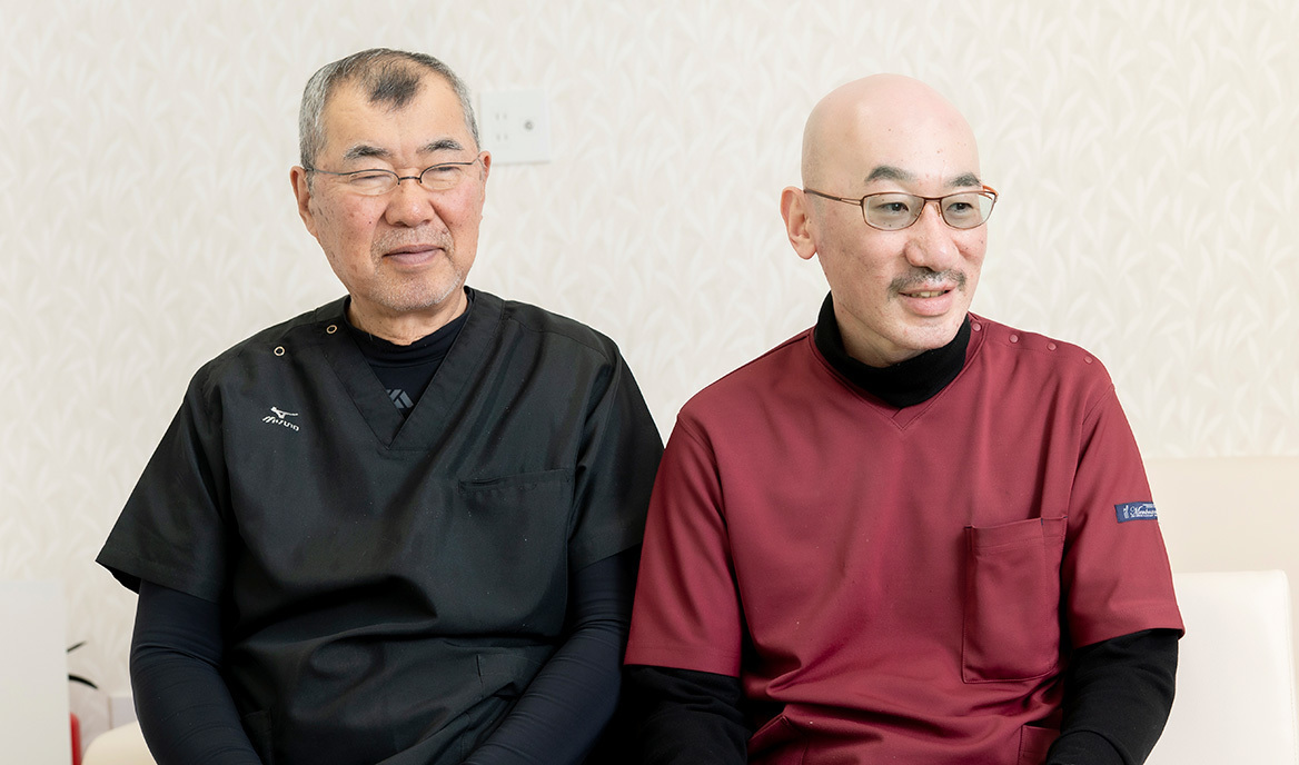 丸尾 傳 院長、丸尾 尚伸 副院長
