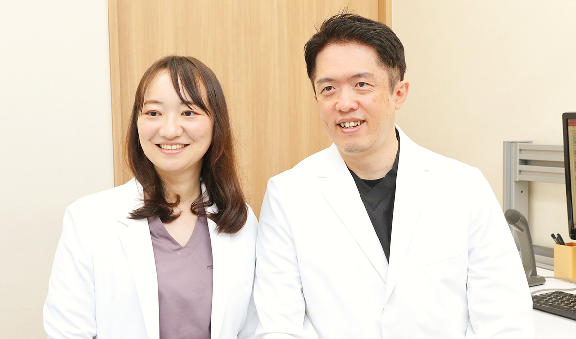 金子 建介 院長、金子 佑香 副院長