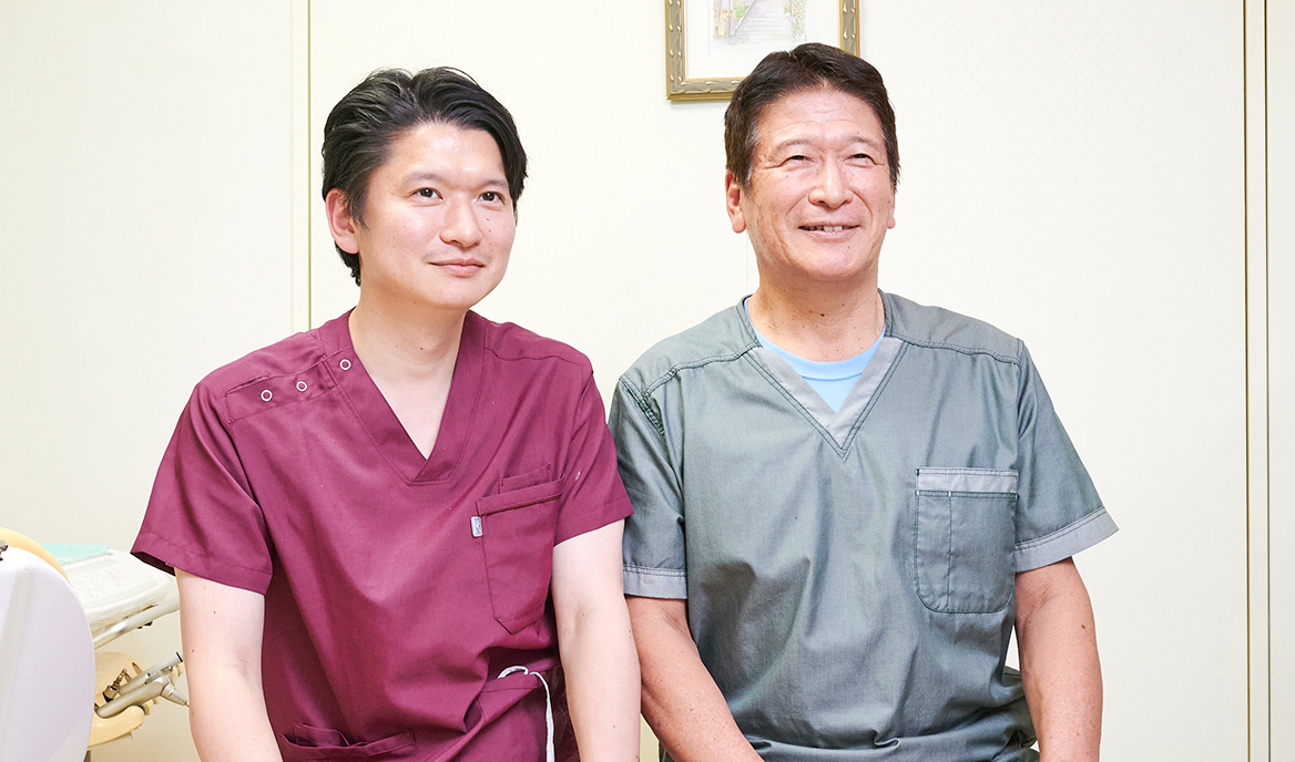 藤関雅嗣理事長、藤関元也院長 藤関歯科医院
