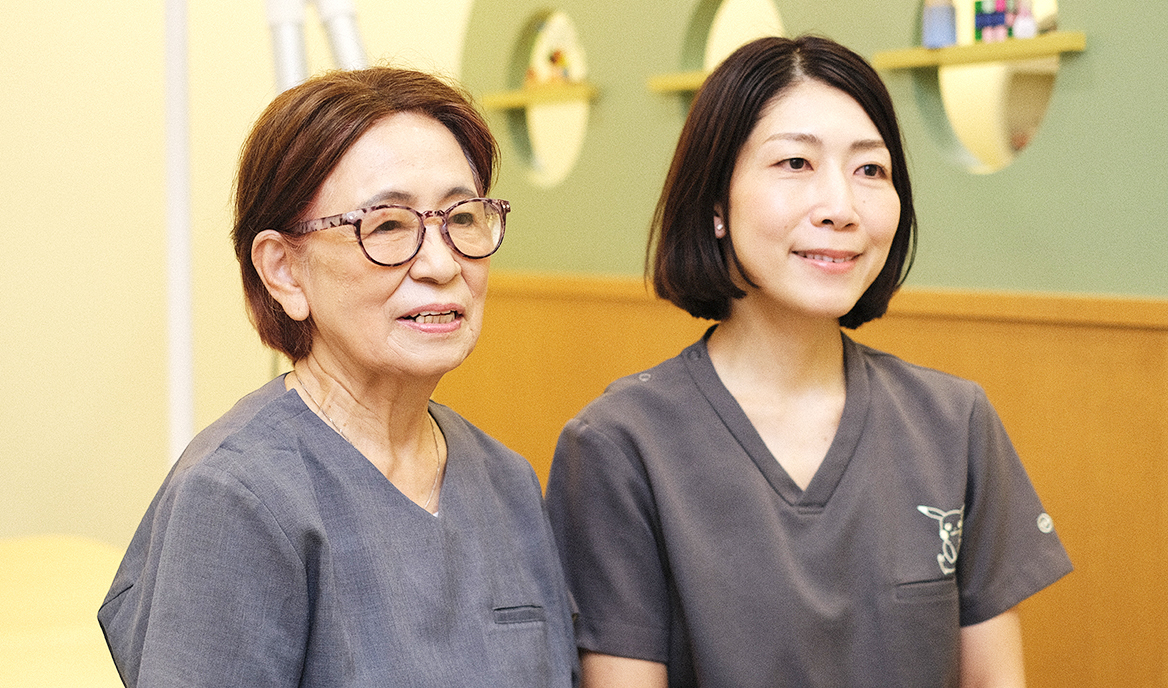 石井コズエ院長、窪野美乃先生 石井こどもの歯科