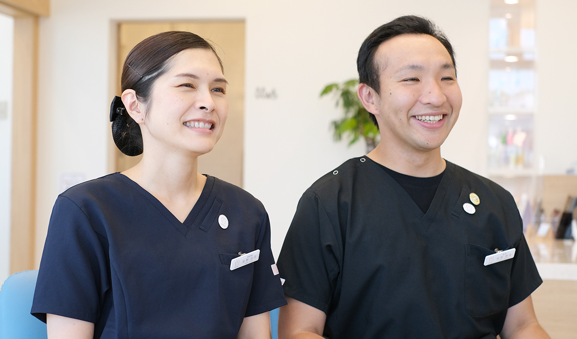 荻野 明彦 院長、荻野 京花 先生