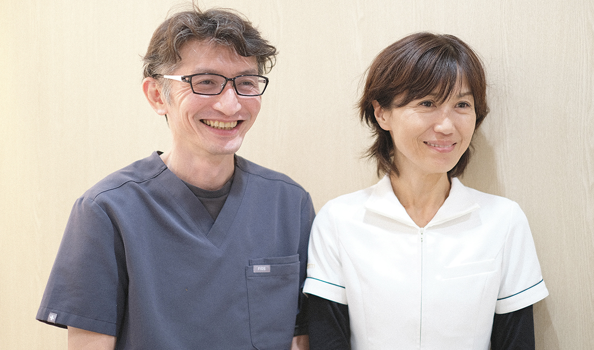 飯野真樹院長、飯野久子さん 下北沢チャームデンタルクリニック
