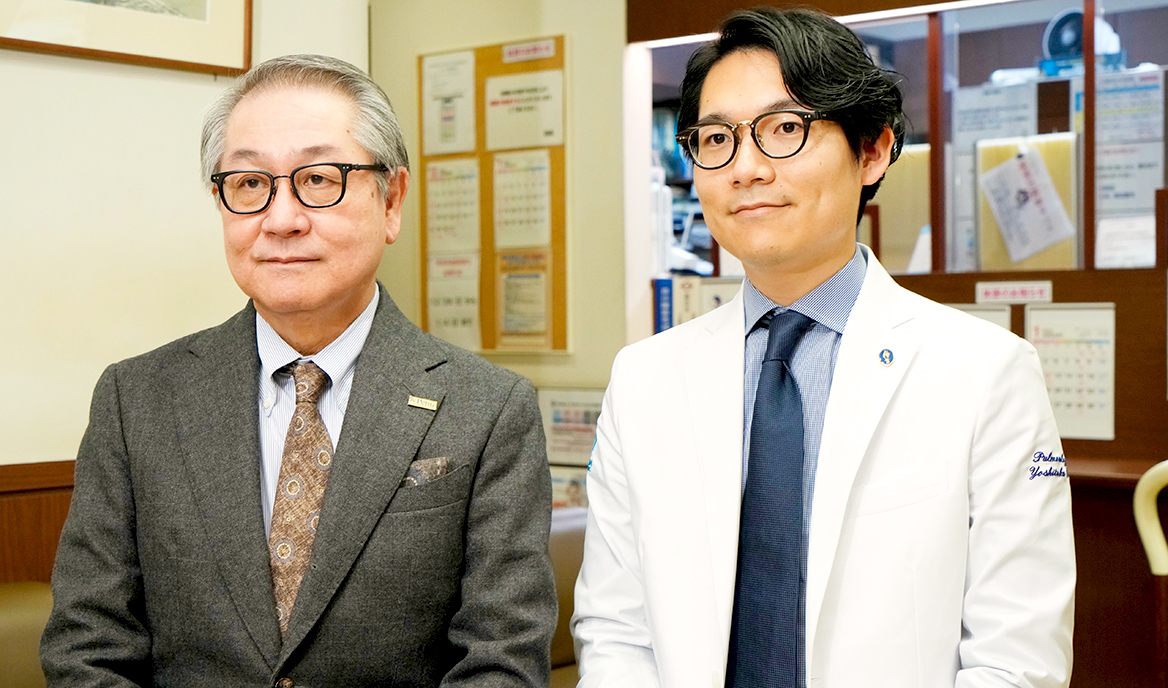 小野 容明 院長、小野 容岳 副院長