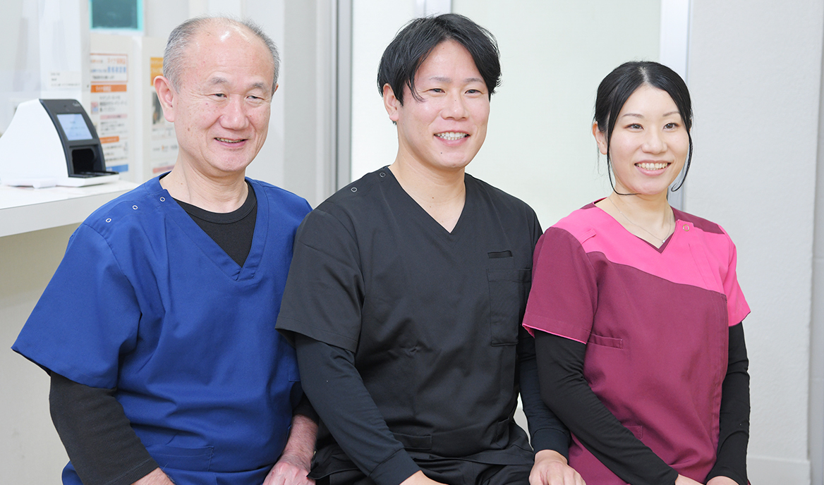 山脇功院長、山脇聡副院長、田丸美里副院長 服部医院