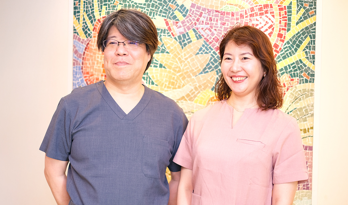 井口 正道 院長、井口 真帆 副院長