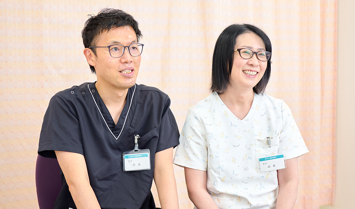 小山哲院長、山本詩子先生 並木小磯診療所