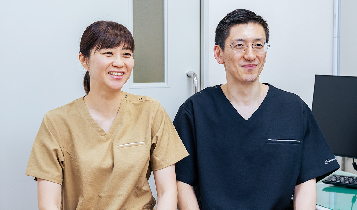 山高謙副院長、山高果林先生 西八王子やまたか消化器内視鏡クリニック
