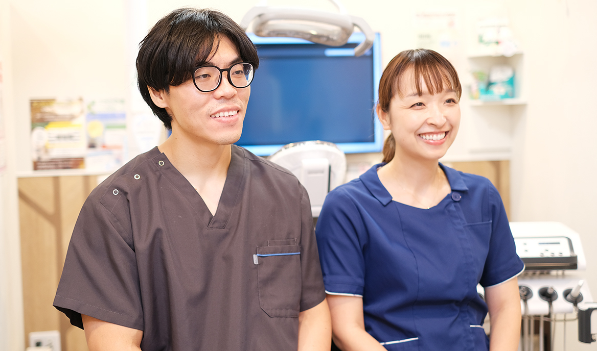 福栄和也院長、福栄友美さん ふくえファミリー歯科 戸塚