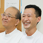 山内 信和 院長、原田 二郎 副院長