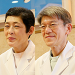 増森 二良 院長、増森 信子 副院長