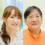 日置 茂弘 院長、日置 由香 先生