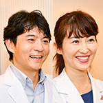 越田 容子 理事長、越田 佳朋 先生
