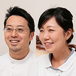 高田 光彦 院長、高橋 規子 さん