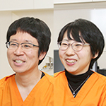 岸本 泰明 院長、岸本 磨由子 副院長