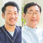 岡本 茂男 院長、岡本 賢和 副院長