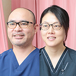 村山 剛也 理事長、山下 光美 院長