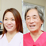 森川 富夫 院長、森川 亜耶 副院長