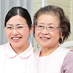 岡部 浩子 理事長、中 暁子 副理事長