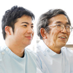 眞木 俊二 院長、眞木 信太郎 副院長