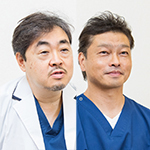 川口 聡 院長、梅津 俊浩 事務長
