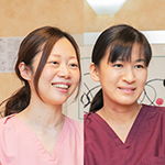 松尾 綾 院長、吉田 真由美 さん