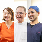 長濱 正 院長、長濱 優 副院長、長濱 祐子 先生