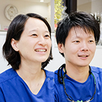 山本 慶雪 副院長、山本 有希 先生