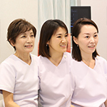 平井 千裕 院長、守下 明日香 先生、宮川 めぐみ 先生