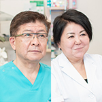 浦 悦子 院長、浦 辰郎 理事長
