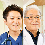 山川 毅 理事長、山川 聡 院長
