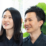 越智 弘泰 院長、越智 美穂子 先生