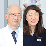 坪井 声示 院長、坂本 恵美 理事長
