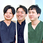 三井 英明 院長、神田橋 秀旺 副院長、益田 洋輝 先生
