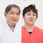 亀山 哲郎 理事長、白井 達也 院長